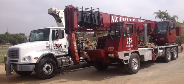 23.5 ton crane and 40 ton crane